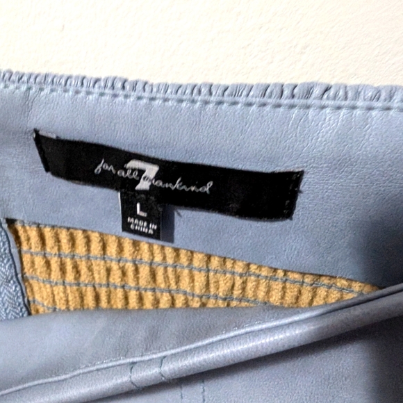 7 For All Mankind Vegan Leather Dress - Picture 9 of 10